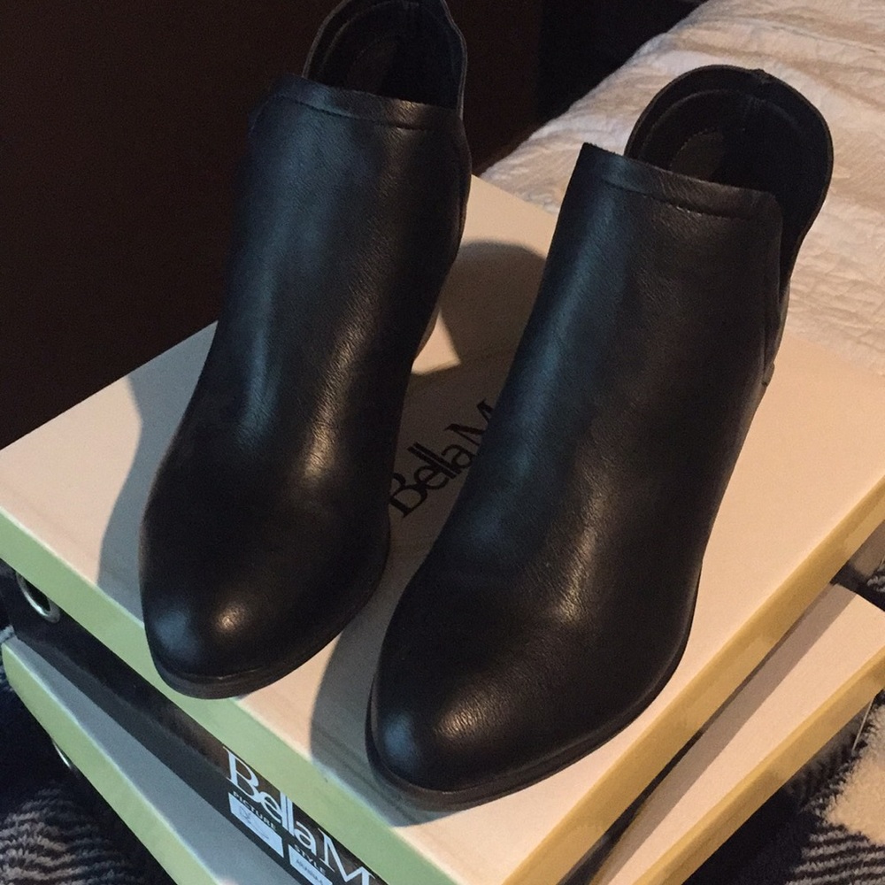 Black ankle boots